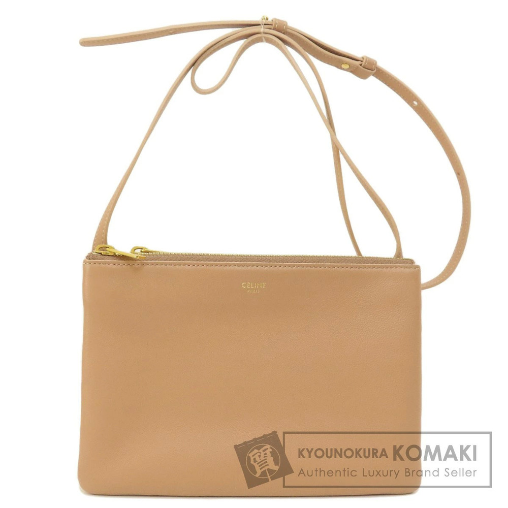 Celine Trio Shoulder Bag Leather